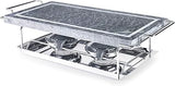 IBILI 755000 Stone Grill Set, Stainless Steel, Grey/Silver, 37 x 18 x 12 cm