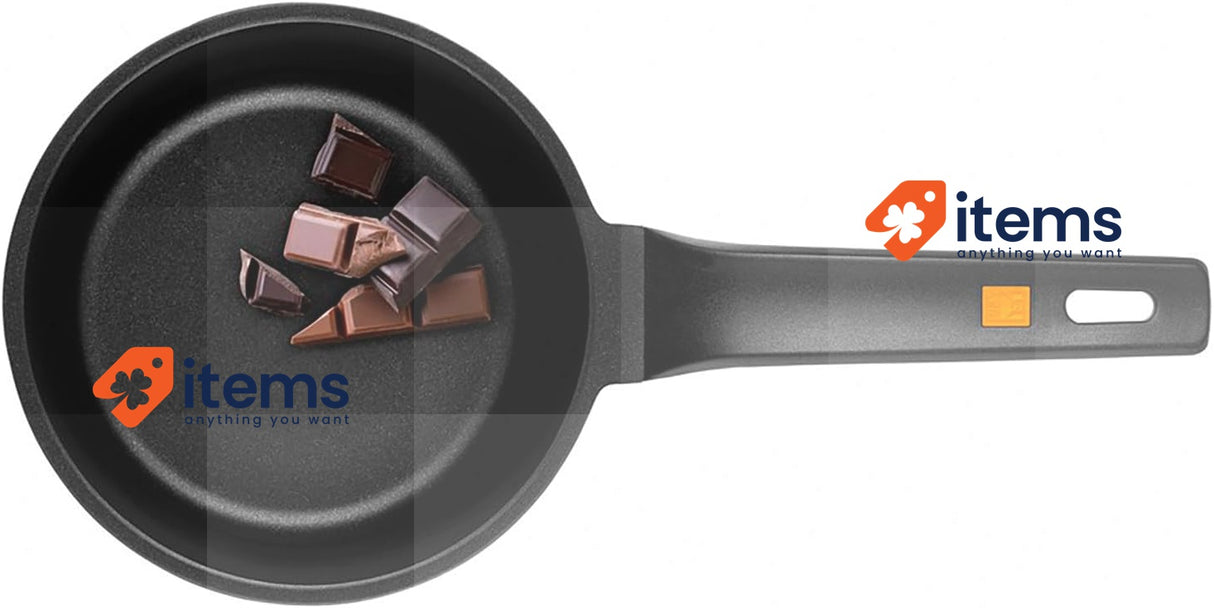 Braisogona A273816 Efficient Sauce Pan, Cast Aluminium, Black Non-Stick