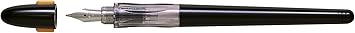 Pilot Plumix Fountain Pen with 2 Cartridges Black Nib Thin Black