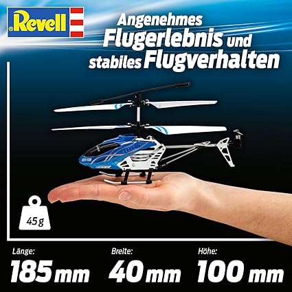 Revell Control RC Helicopter Remote-Controlled Helicopter for Beginners 2.4 GHz