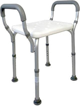 Mobiclinic Height-Adjustable Bath Stool White