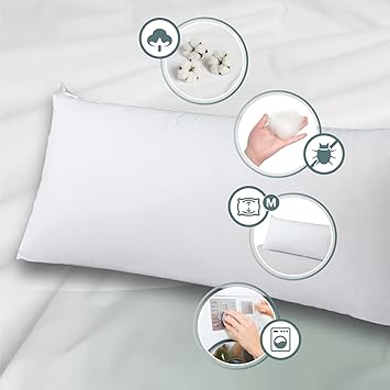 Savel Anti-Mite Pillow 80 x 40 cm white