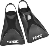 SEAC Atom Fins Swimming for Training in the Pool and in the Sea Black Small