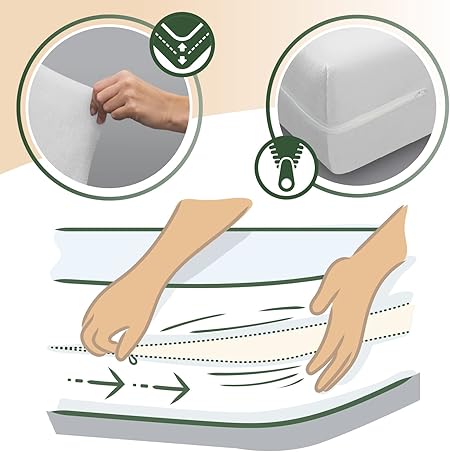 Savel - Rizo Microfibra mattress case, elastic and adjustable, 80x190/200