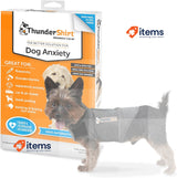 ThunderShirt for Dogs Calming Jacket for Dogs Puppy Coats for Small Dogs XS Grey