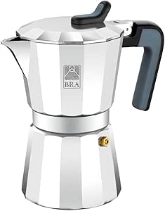 Braisogona De Luxe2 Aluminium 12 Cups Coffee Maker