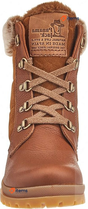 Panama Jack Women s Tuscani Combat Boots, Brown, Size 10 UK (38 EUR) PT153513