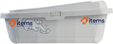 Karlie Simon's Cat 51756 Cat Litter Box 43 cm x 32 cm x 13 cm Grey