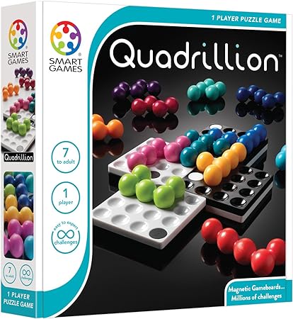 Smart Games - Quadrillion, Puzzle Game with 80 Challenges, 7+ Years