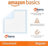 Amazon Basics Dog and Puppy Training Pads 5-Layer Design Pack of 50, Blue