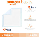 Amazon Basics Dog and Puppy Training Pads, Leakproof, 5-Layer Design Pack of 50