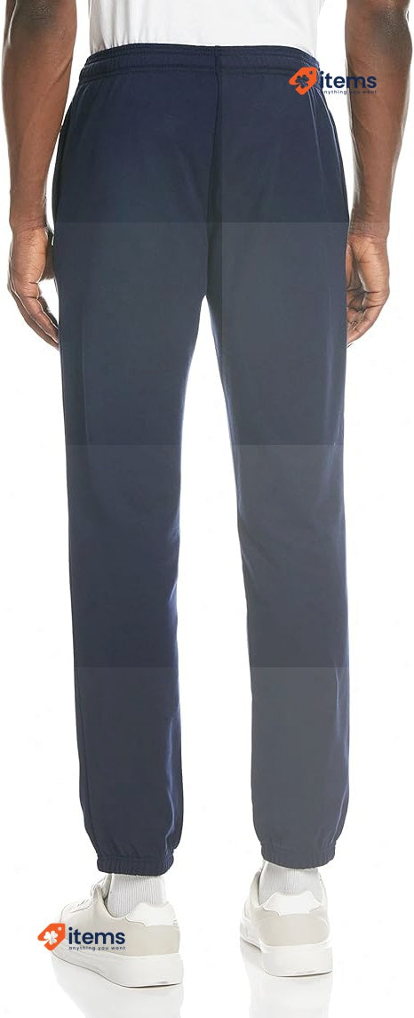 Lacoste Men s Sports Trousers Sweatpants W/Adjustable Waist Size Medium Blue