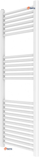 ERCOS Bathroom Towel Rail - Modern Opera Steel Radiator - 450X1200 9010 White