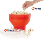 Lékué Microwave Popcorn Popper/Popcorn Maker, Red, Standard Size