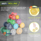 Prosourcefit Unisex's Neoprene Dumbbell Yellow One Size Coated Non - Slip Grip