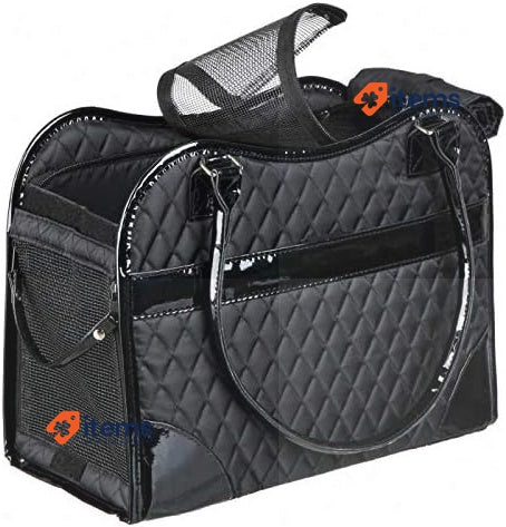 TRIXIE dog bag Amina, up to 5 kg, 18 x 29 x 37 cm, Black 36244