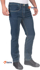 Lee Cooper Men's Stretch Denim Work Jean Blue 34W / 33L - 34 W 33 L, LCPNT219