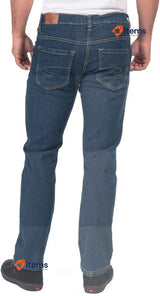 Lee Cooper Men's Stretch Denim Work Jean Blue 34W / 33L - 34 W 33 L, LCPNT219