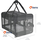 Amazon Basics Dog and Cat Soft Sided Pet Travel Carrier Black Medium 42 cm 27 cm