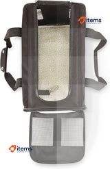 Amazon Basics Pet Carrier Soft Sided Pet Travel Carrier for Cat & Dog, Black M