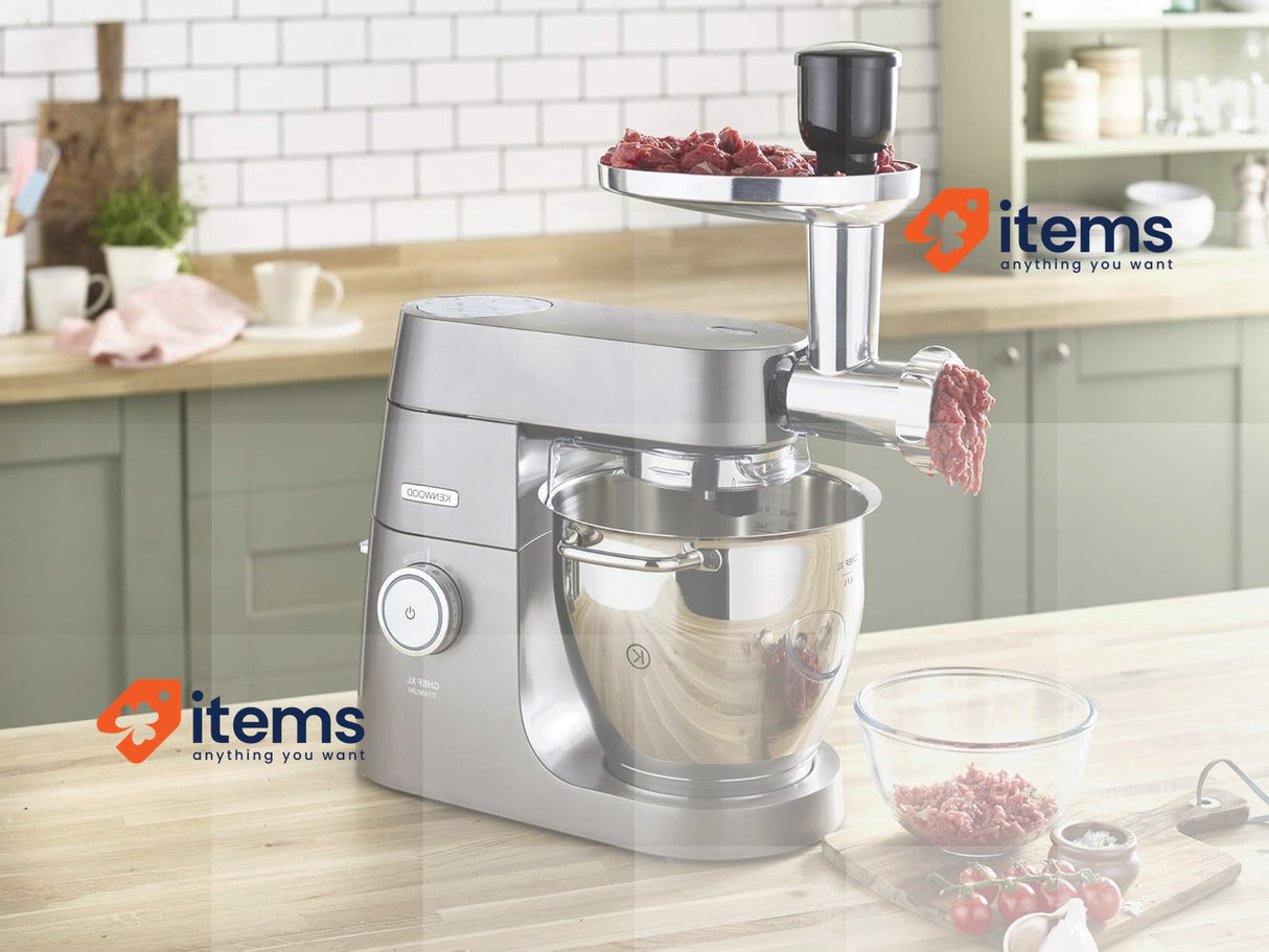 Kenwood KAX950ME Food Mincer Attachment, Silver