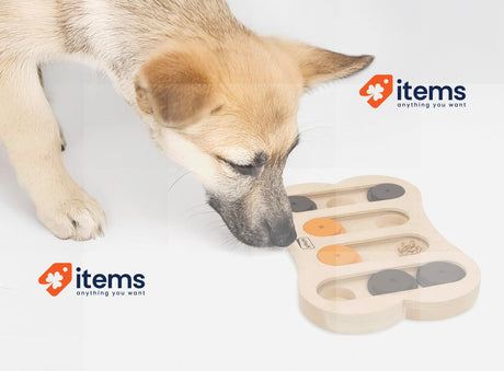 Obsessive Karlie Wooden Brain Train Apollo 30x20x2.5 cm Dog Toy 30 cm 20 cm