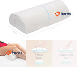 Pikolin Home - Medium-strength viscoelastic pillow in ergonomic crescent shape