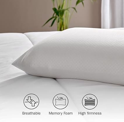 Pikolin Home Ergonomic Memory Foam Pillow 70 x 40 cm White