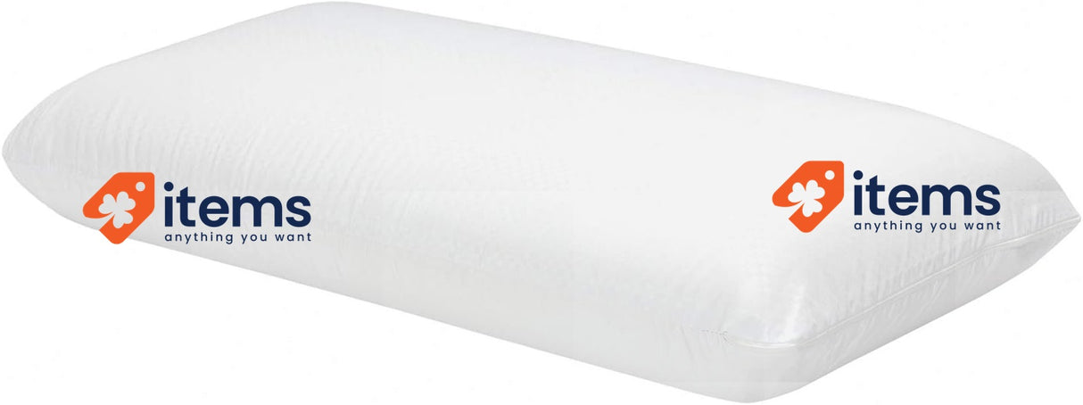 Pikolin Home Ergonomic Memory Foam Pillow Double Cover Adaptable 35x105cm sizes