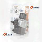 S&M 322341 Propane Bottle Regulator with Control, Stainless Steel/Black, One Siz