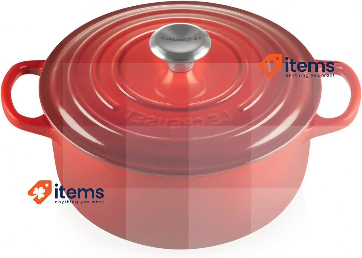 Le Creuset Signature Enamelled Cast Iron Round Casserole Dish+Lid 20cm 2.4L