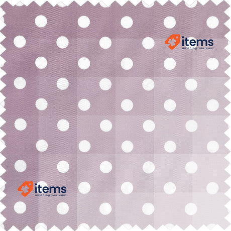 Hobbygift MRSQ Value: Sewing Box (S): Mauve Spot, Cotton Blend 20x20x11 cm