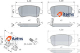Bosch 986494654 Brake Pad
