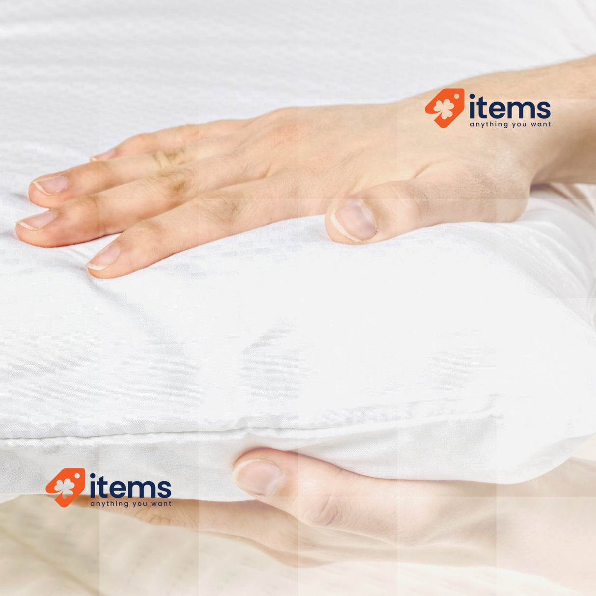 Pikolin Home Pack of 2 viscoelastic pillows (removable) medium firmness 35x70cm
