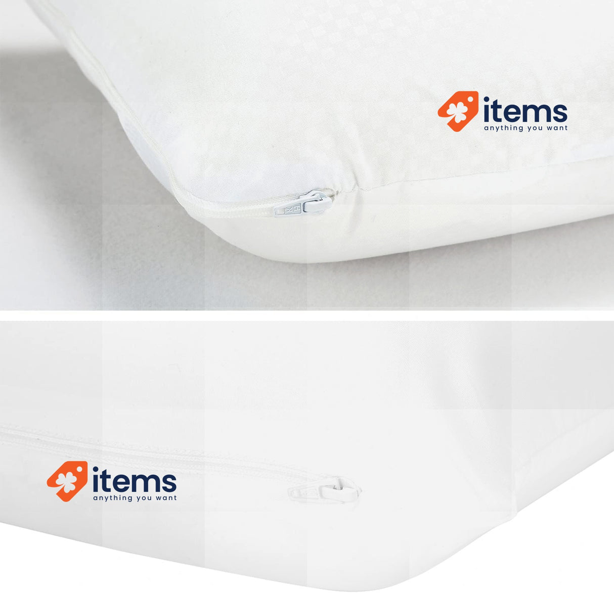 Pikolin Home Pack of 2 Viscoelastic pillows, Medium Strength, 35 x 75 x 12 cm
