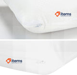 Pikolin Home Pack of 2 Viscoelastic pillows, Medium Strength, 35 x 75 x 12 cm