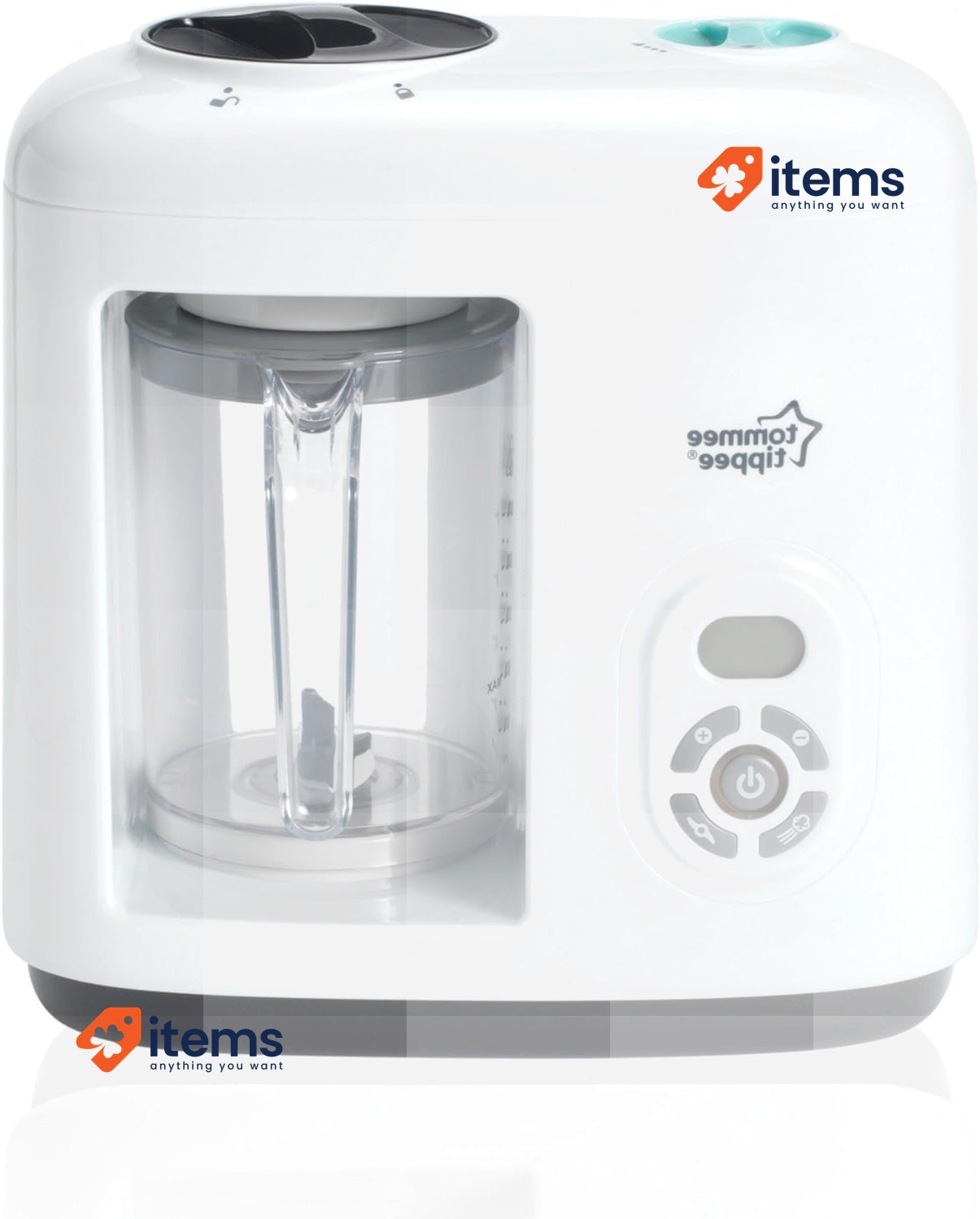 Tommee Tippee Portable 
Baby Food Steam Blender White