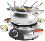 Suntec Wellness Electric Fondue for 8 people Silver