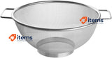 Fackelmann Wire Ø26cm Colander, Stainless Steel, Fine Mesh Sieve Straining Twin