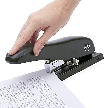 Rapesco 1307 Germ-Savvy Antibacterial, ECO HD Stapler with 2000 Staples Black