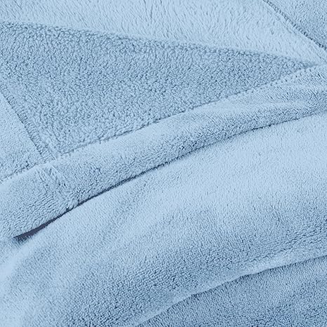 CelinaTex Montreal cuddly blanket microfibre blanket 150 x 200 cm Light Blue