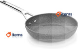 Monix Mineral Frying Pan 22 cm Aluminium with Non-Stick Stone Type Induction
