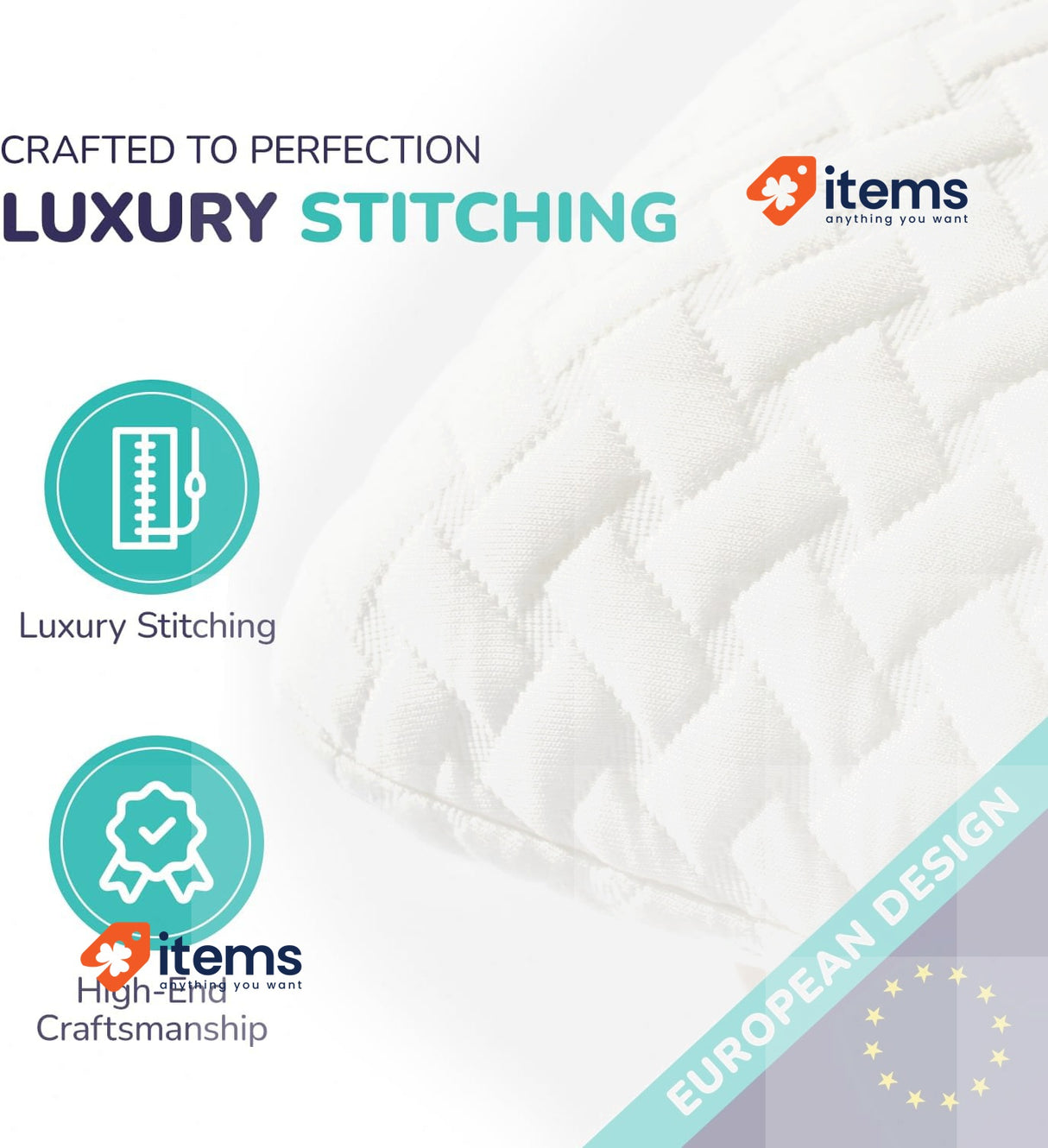 ZenPur - Memory Foam Pillow - Orthopedic Pillow for Neck Support