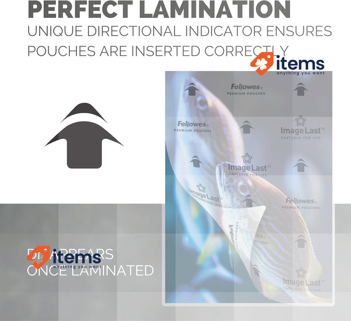 Fellowes A4 Laminating Pouche 2 x 125 Clear Pouches Gloss Finish 100 Sheets 250