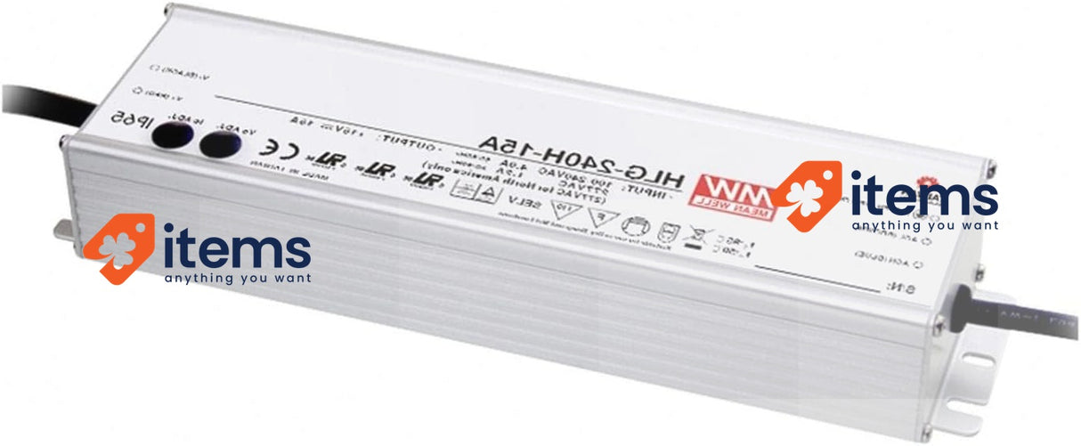 MeanWell LED Power Supply 240W 24V 10A HLG-240H-S4A Silver