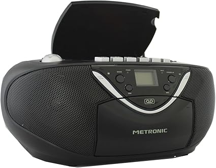 Metronic CD / MP3 Radio Standard Cassette Noir