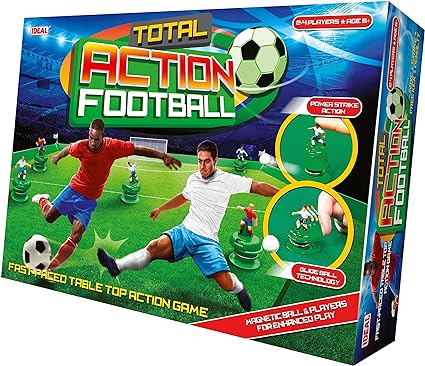 IDEAL Total Action Football: Fast paced table top football action game Ages 6+