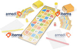 Mattel Games Drawing Board Game Yellow DKD51 Pictionary Version: Spanish
