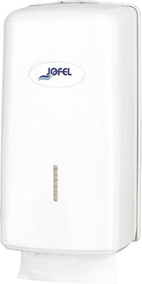 Jofel AF50000 - Plastic Toilet Paper Dispenser - White 28,7x14x28.7 cm