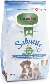 Camon Aloe Vera Wipes 100 Units One Size 1140g For Pets White Moss Fragrance